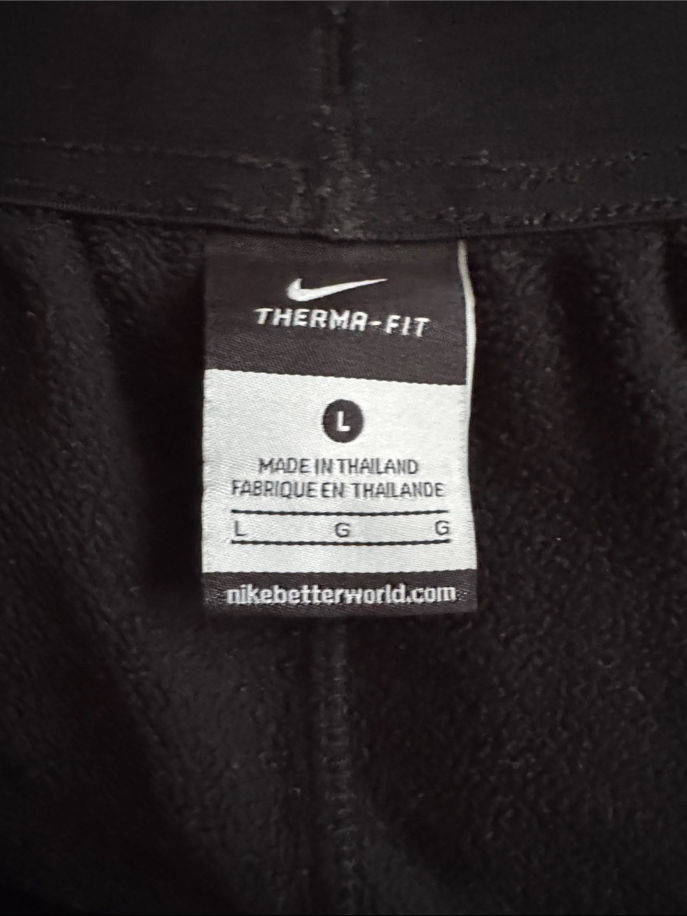 Nike Therma-fit Black Athletic Track Pants - Picture 5 of 5